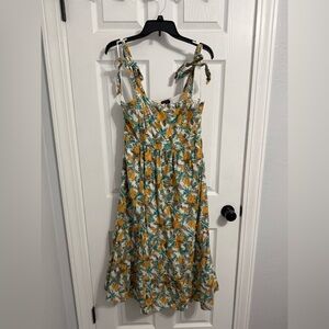 Skies Are Blue Hawaiian Floral Dress